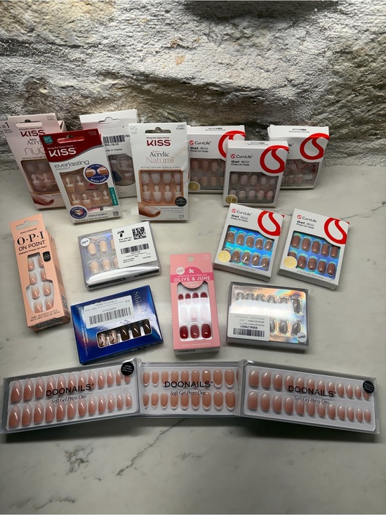 Other - Lot of Assorted Press-On Nail Kits - Nudes and French mainly